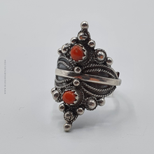 Charger l'image dans la galerie, Bague Kabyle en Argent - 1059 - Bijoux Kabyles