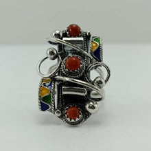 Charger l'image dans la galerie, Bague Kabyle en Argent - 1079 - Bijoux Kabyles