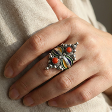 Charger l'image dans la galerie, Bague Kabyle en Argent - 1058

