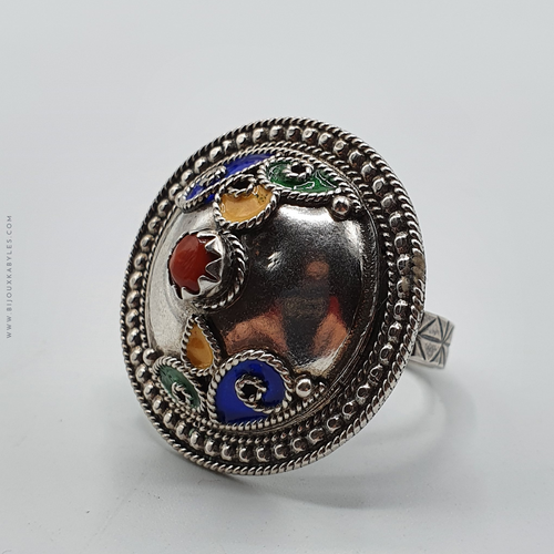 Bague Kabyle en Argent - 1043 - Bijoux Kabyles