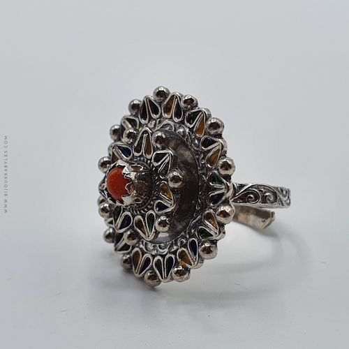 Bague Kabyle en Argent - 1045 - Bijoux Kabyles