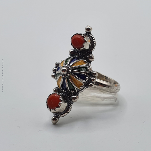 Bague Kabyle en Argent - 1053 - Bijoux Kabyles