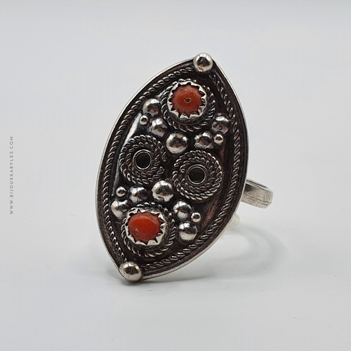 Bague Kabyle en Argent - 1102 - Bijoux Kabyles