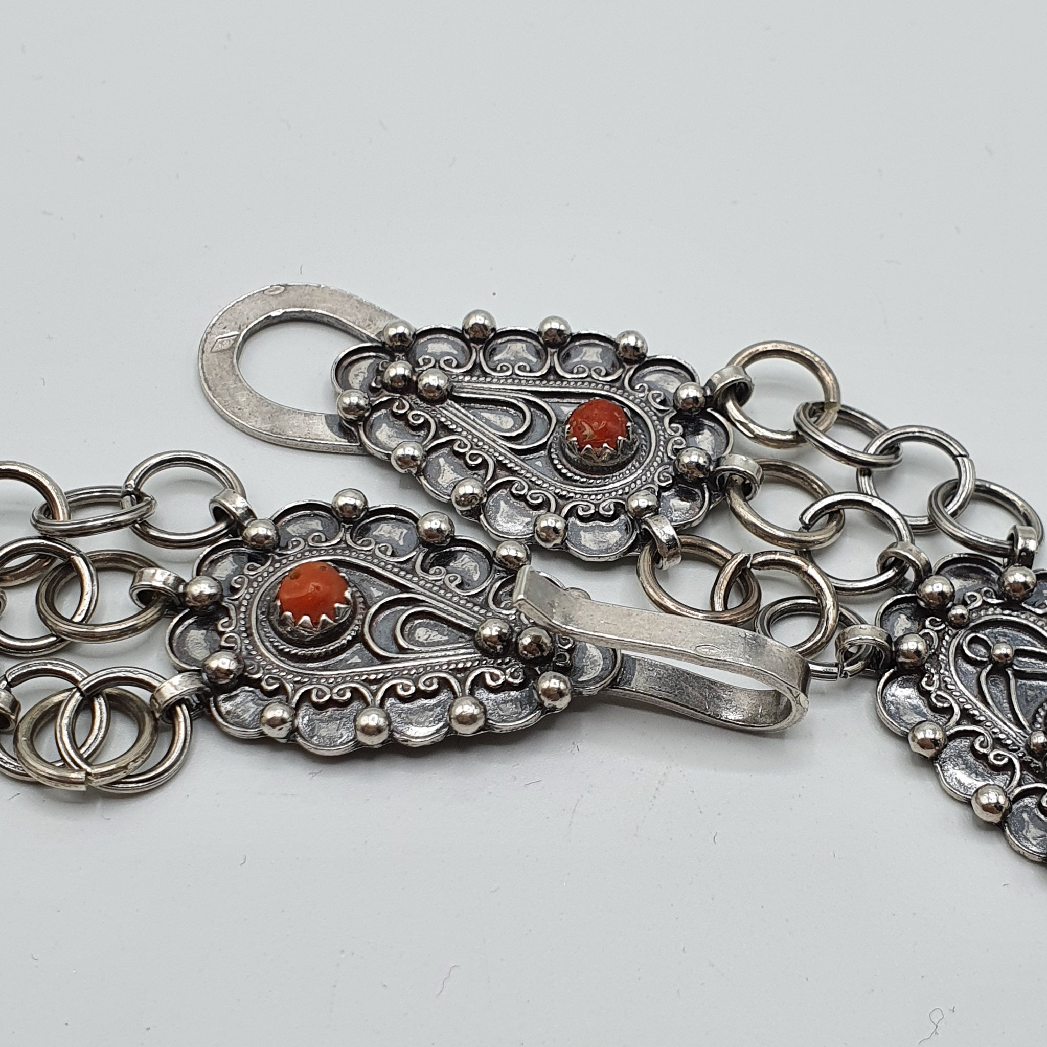Collier Ethnique Berbère En Argent 600 - Vintage - Occasion Bon état